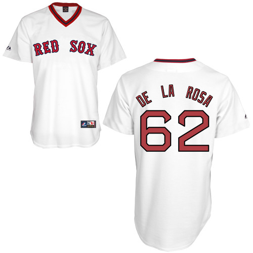 Rubby De La Rosa #62 MLB Jersey-Boston Red Sox Men's Authentic Home Alumni Association Baseball Jersey